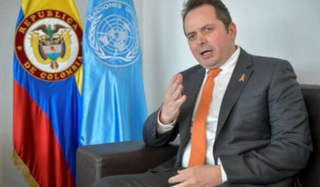 Carlos Ruiz Massieu, jefe de la Misión de verificación del Acuerdo de paz de la ONU