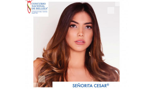 Kathleen Giseth Mariño, señorita Cesar 2019