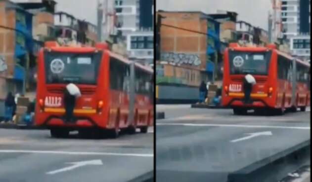 A lo ñero araña! La nueva modalidad para colarse en Transmilenio