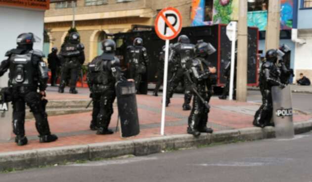 Esmad se enfrenta a los estudiantes de la U. Distrital