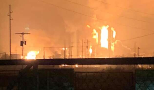 Explosión en Texas Explosión en Texas