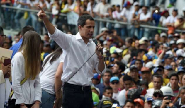 Juan Guaidó en protestas en Venezuela Juan Guaidó en protestas en Venezuela