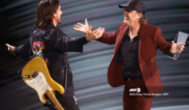 Juanes y Lars Ulrich