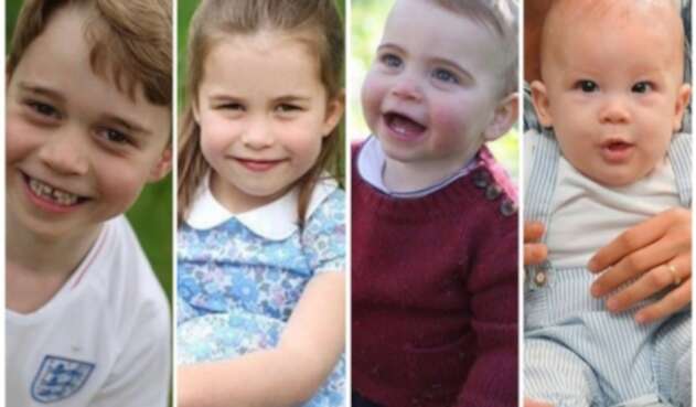 Niños de la realeza inglesa