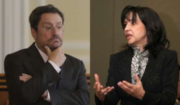 Pacho Santos y Claudia Blum, en medio de una dura polémica. Pacho Santos y Claudia Blum, en medio de una dura polémica.