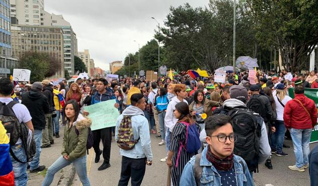 Ya se completan siete días de manifestaciones.