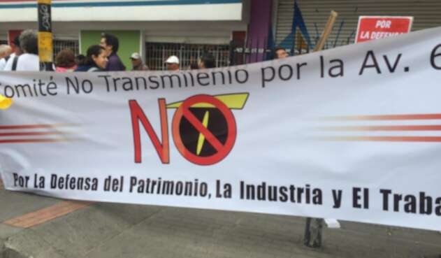 Protestas contra Transmilemio por la 68 Protestas contra Transmilemio por la 68