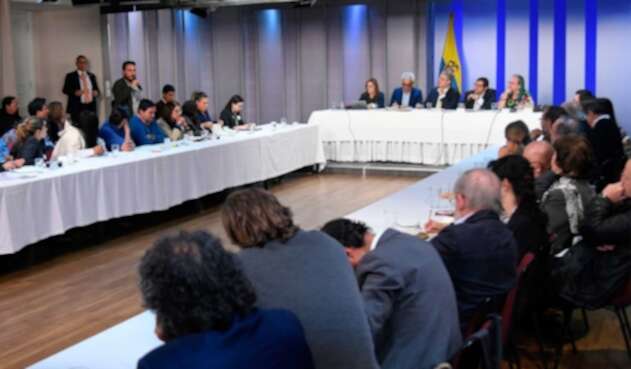 Reunión Duque en diálogo social (1)