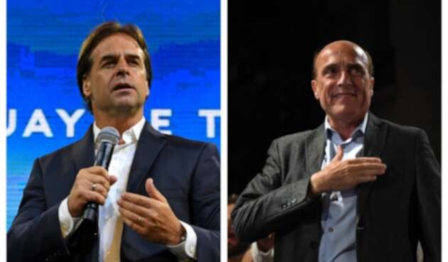 Luis Lacalle Pou y Daniel Martínez se pelean la Presidencia de Uruguay