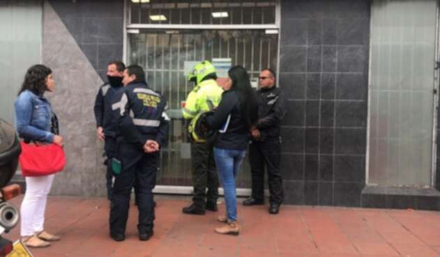 Robo en banco de Chapinero