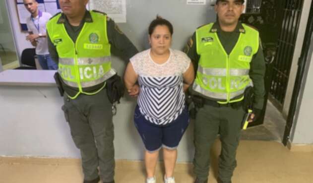 Mujer capturada por maltrato