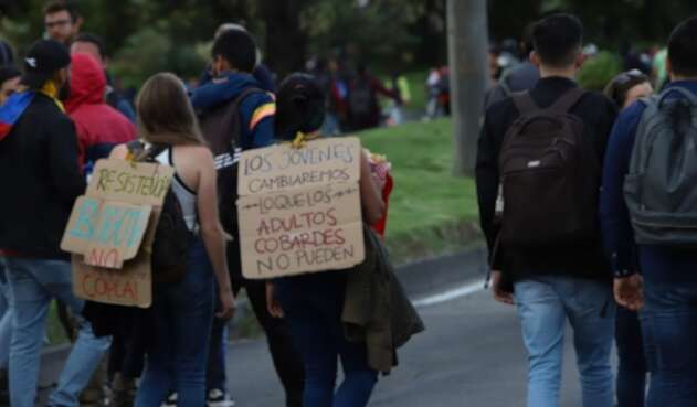 Marchas en Bogotá Marchas en Bogotá