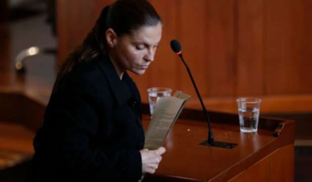 Zulema Jattin ante la Corte Suprema de Justicia. Zulema Jattin ante la Corte Suprema de Justicia.