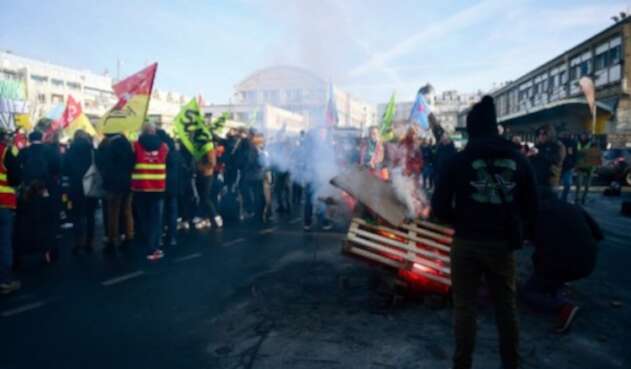 huelga en francia