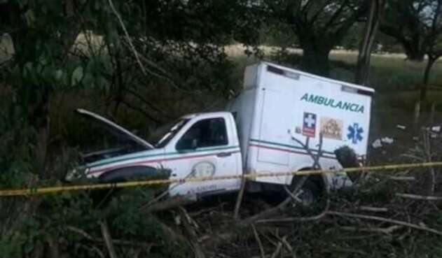 Accidente de una ambulancia en el Cesar