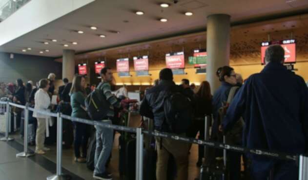 Pasajeros de Avianca