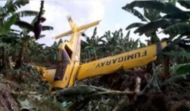 Avioneta accidentada en Apartadó