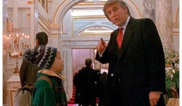 Trump en Mi pobre angelito 2