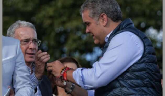 Iván Duque y Álvaro Uribe Iván Duque y Álvaro Uribe