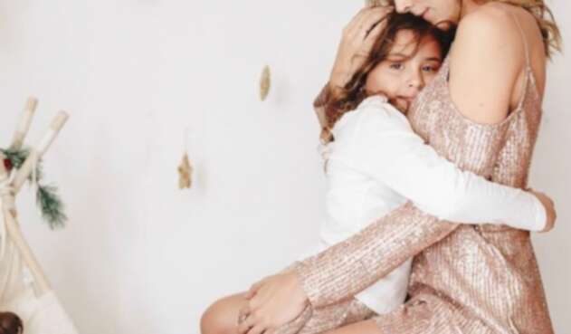 Daniela Ospina y su hija Salomé