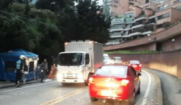 Accidente en La Calera