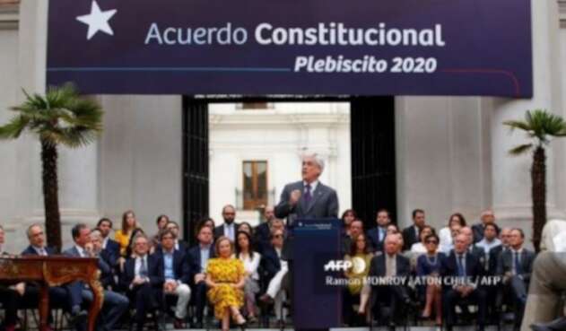 Sebastián Piñera promulga ley de plebiscito