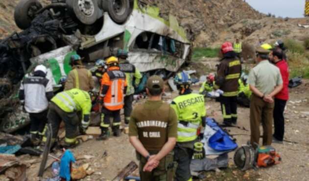 Accidente de tránsito en Chile