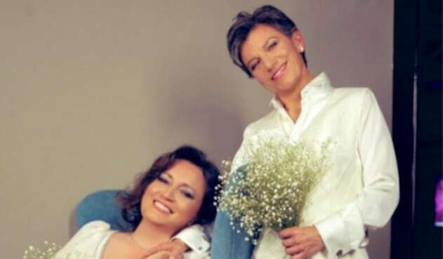 Claudia López y Angélica Lozano se casan
