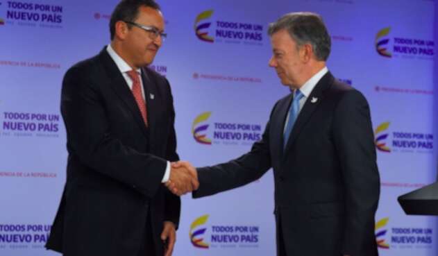 Alfonso Prada y Juan Manuel Santos Alfonso Prada y Juan Manuel Santos