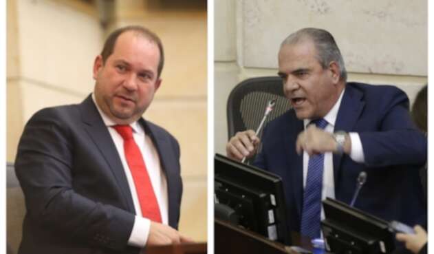 Lidio García y Carlos Felipe Mejía se agarraron en la Plenaria del Senado Lidio García y Carlos Felipe Mejía se agarraron en la Plenaria del Senado