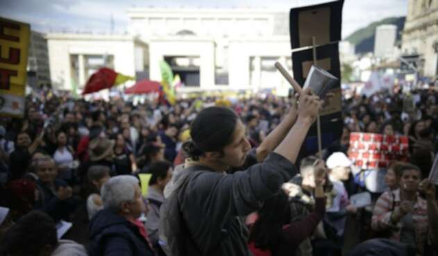 Protestas en Bogotá