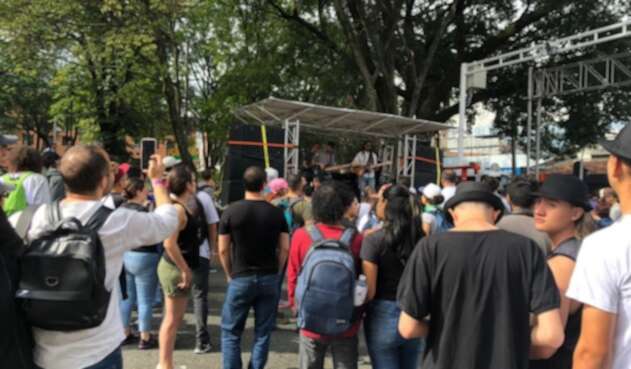 Jornada de marchas en Medellín