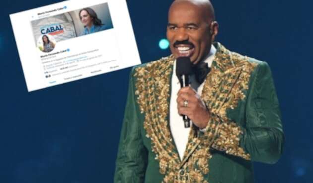 María Fernanda Cabal y Steve Harvey