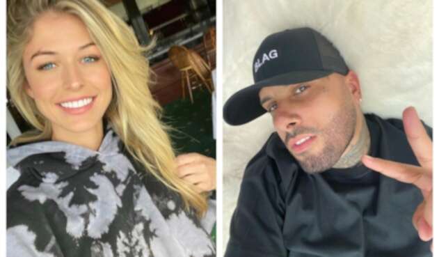 Nicky Jam y su novia Cydney Moreau
