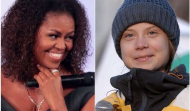 Michelle Obama y Greta Thunberg