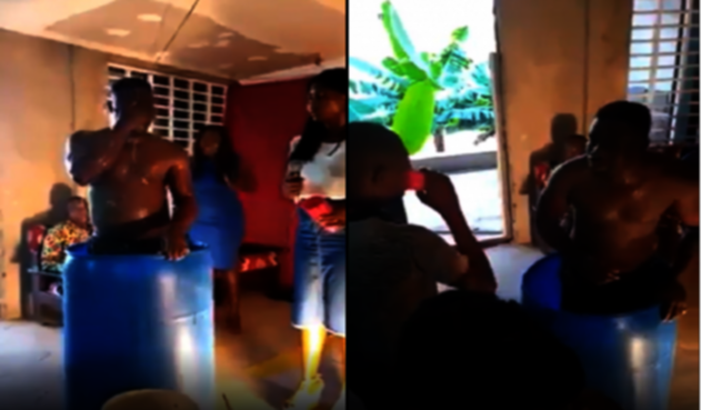 Pastor hizo tomar a sus creyentes el agua donde se baño