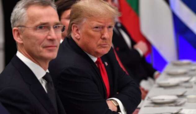 Donald Trump en la cumbre de la OTAN