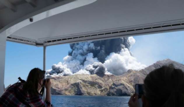 Volcán en Nueva Zelanda hizo erupción Volcán en Nueva Zelanda hizo erupción