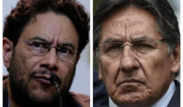 Iván Cepeda y exfiscal Nestor Humberto Martínez Iván Cepeda y exfiscal Nestor Humberto Martínez