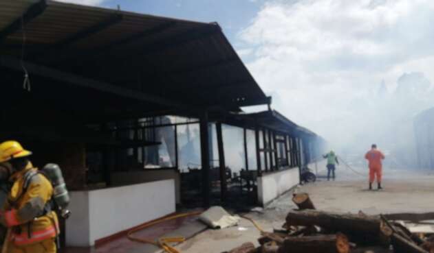 Incendio en edificación de Chía (Cundinamarca)