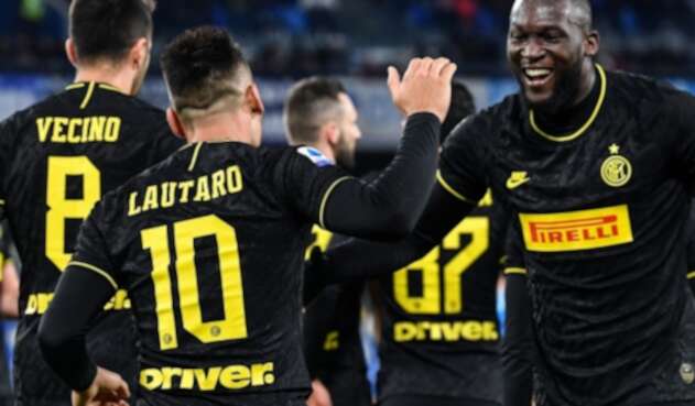 Inter de Milán - Lukaku y Lautaro Martínez