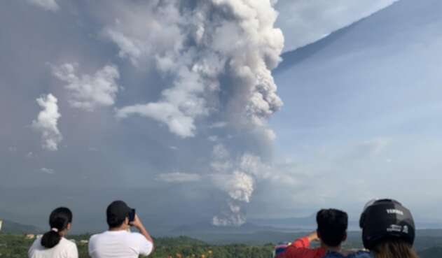 Erupción volcán Filipinas