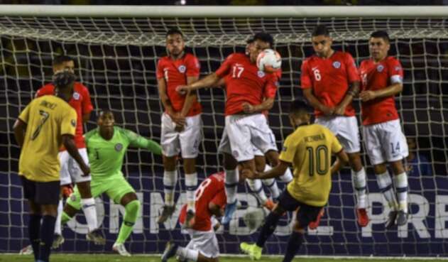 Chile vs Ecuador Preolímpico Sub 23