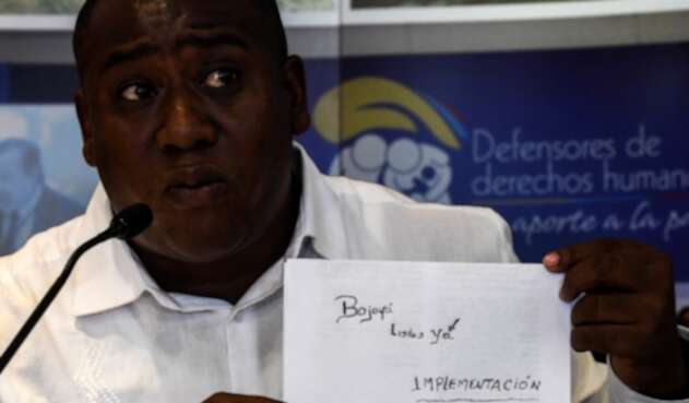 Leyner Palacios, líder social y sobreviviente de Bojayá.