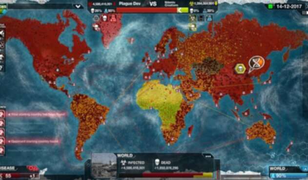 'Plague inc' simula la propagación de un virus
