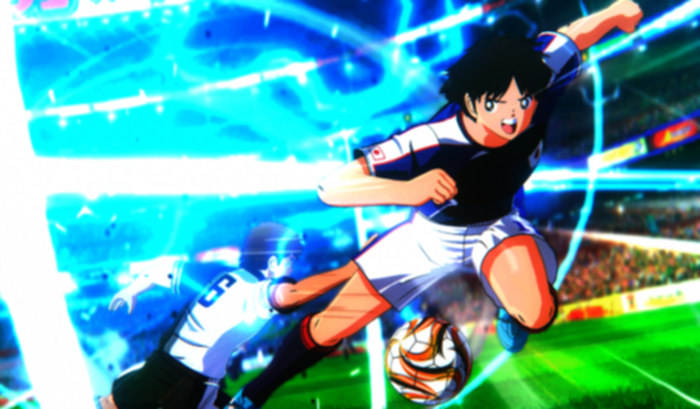 Oliver Atom juega con la selección de Japón en los Súper Campeones