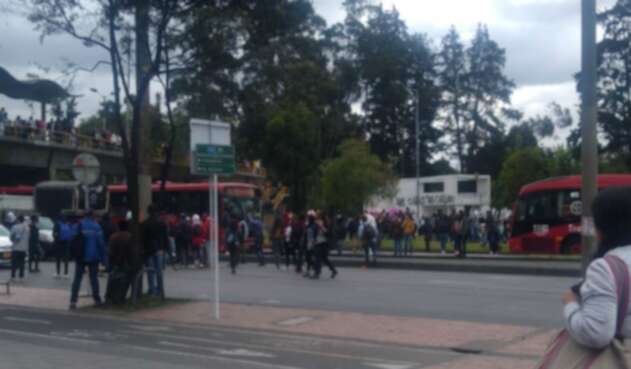 Bloqueos en la Universidad Nacional