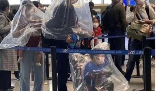 Improvisadas tácticas de los chinos para evitar el coronavirus