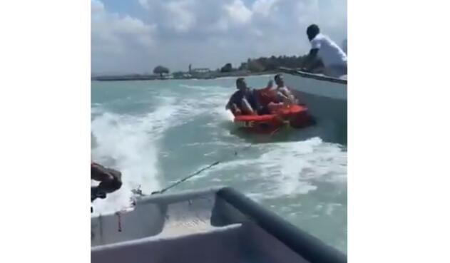 Un choque de embarcación en Cartagena