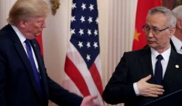 Donald Trump y Liu He Donald Trump y Liu He